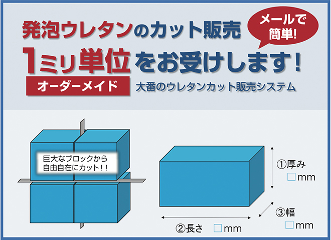 即日対応 ウレタンスポンジ加工を一個からお引き受けします 株式