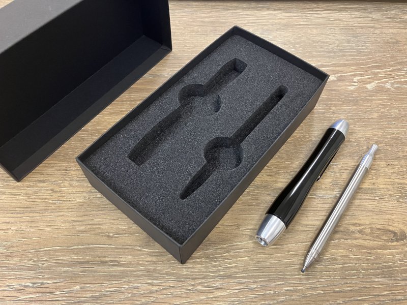 ボールペン緩衝材化粧箱