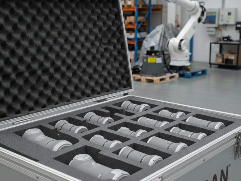 輸送効率と現地組立性を両立するロボット収納とは？